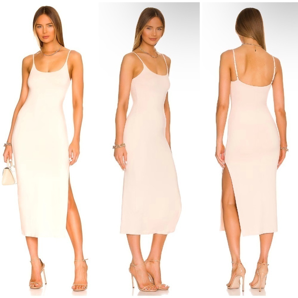 Revolve Lovers and Friends Madalin Midi Dress in Sand Size S